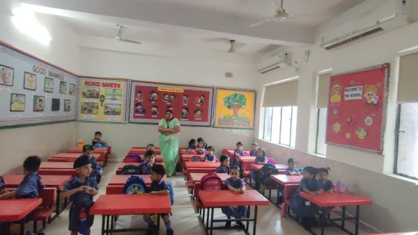 Tiny Tots in School after Summer Vacations